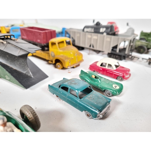 468 - A collection of die-cast vehicles to include Corgi Carrimore car transporter, Dinky 20 tonne lorry m... 