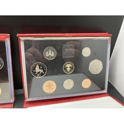 192 - Thirteen cased Royal Mint United Kingdom Proof Coin Collections for years 1984, 1985, 1986, 1987, 19... 