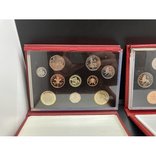 192 - Thirteen cased Royal Mint United Kingdom Proof Coin Collections for years 1984, 1985, 1986, 1987, 19... 