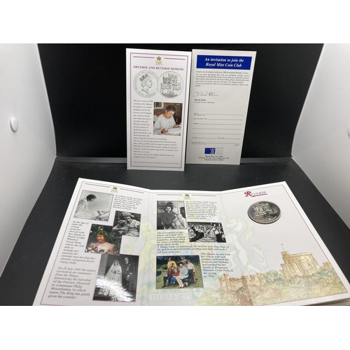 193 - Six Royal Mint issue envelopes containing 1996 Elizabeth II 70th Birthday Commemorative crown coins