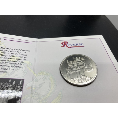 193 - Six Royal Mint issue envelopes containing 1996 Elizabeth II 70th Birthday Commemorative crown coins