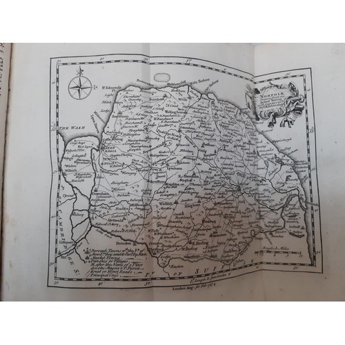 423 - A collection of various antique and vintage books to include 'England Delineated Or A Geographical D... 