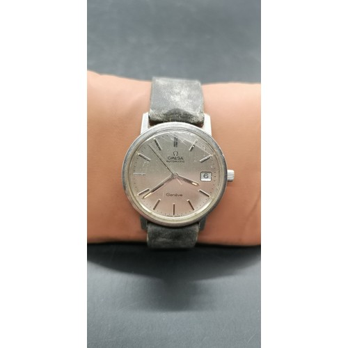 66 - A vintage Omega Geneve automatic wristwatch