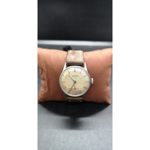 67 - A vintage Junghans 15 jewels stainless steel wristwatch