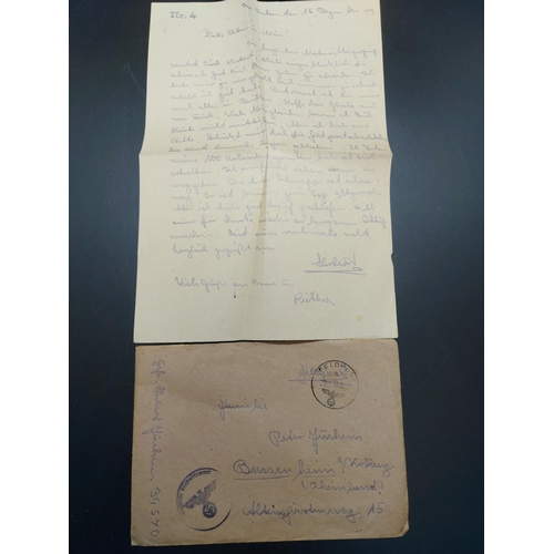 21 - A collection of WWII German Field Post from Gefr. Herbert Fuchem 34570 of the Wehrmacht