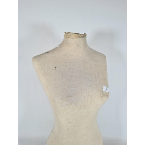 155 - A vintage female mannequin torso - approx. 75cm high x 37cm wide (shoulder to shoulder)