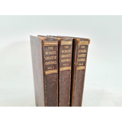 202 - Volumes 1, 2 & 3 of the World's Greatest Painting books