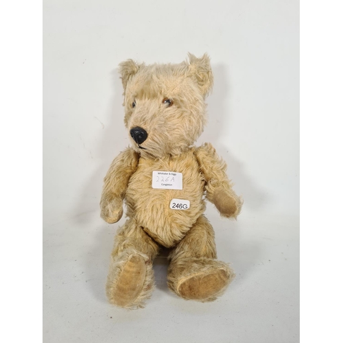 226A - A mid 20th century Chiltern articulated bear - approx. 34cm high x 24cm wide