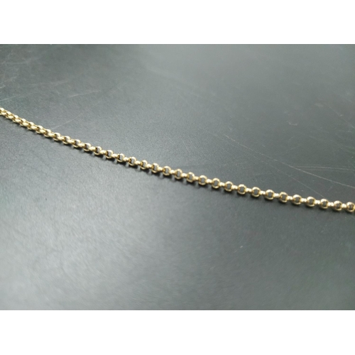 109 - A stamped 9ct gold chain link necklace - approx. gross weight 8.96 grams