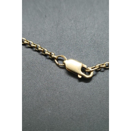 109 - A stamped 9ct gold chain link necklace - approx. gross weight 8.96 grams