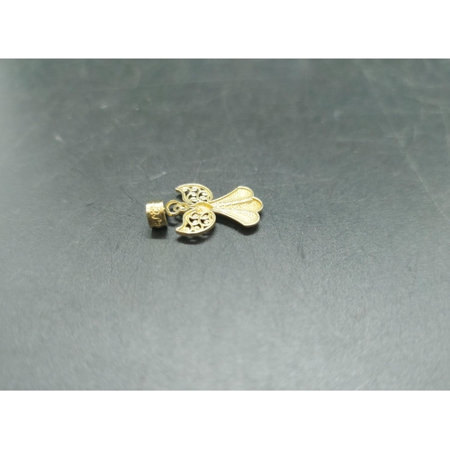 111 - Eleven various necklace pendants, four 9ct gold - combined gross weight 5.25 grams, two 14ct includi... 