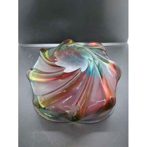 149 - Two pieces of Mdina art glass to include bowl - approx. 10.5cm high x 24cm diameter and vase - appro... 