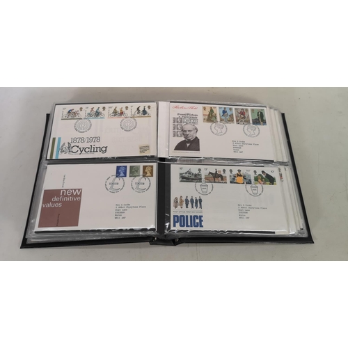 135A - A large collection of first day covers, mostly from the 1970s to 1980s