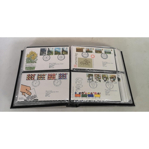 135A - A large collection of first day covers, mostly from the 1970s to 1980s