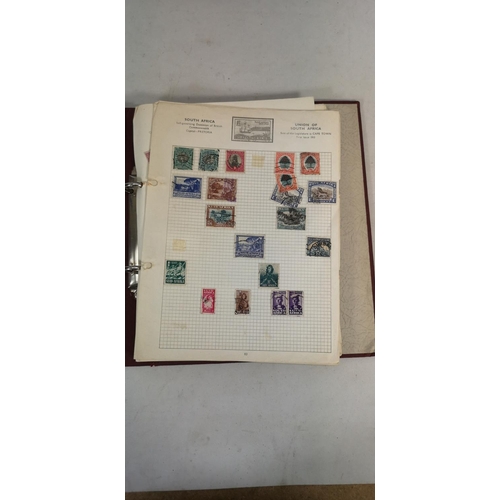 135B - Three albums containing a collection of worldwide stamps together with an as new Stanley Gibbons 'To... 