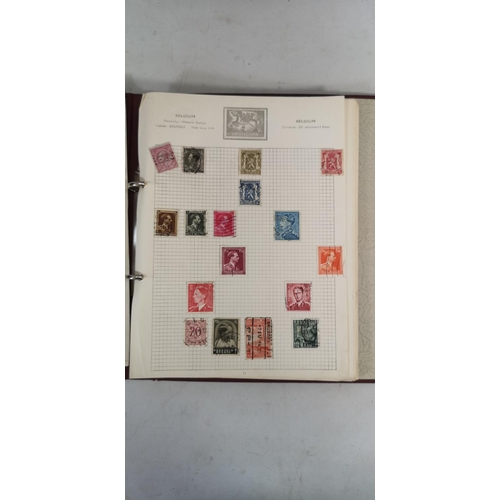 135B - Three albums containing a collection of worldwide stamps together with an as new Stanley Gibbons 'To... 