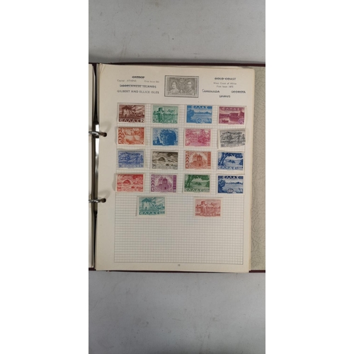 135B - Three albums containing a collection of worldwide stamps together with an as new Stanley Gibbons 'To... 