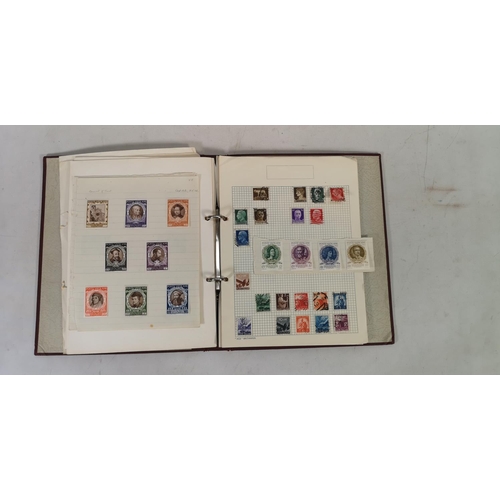 135B - Three albums containing a collection of worldwide stamps together with an as new Stanley Gibbons 'To... 