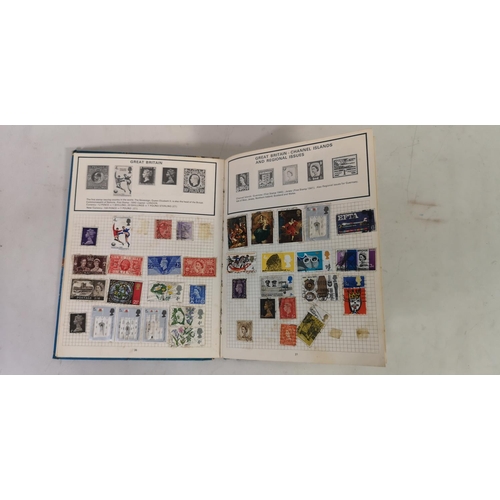 135B - Three albums containing a collection of worldwide stamps together with an as new Stanley Gibbons 'To... 