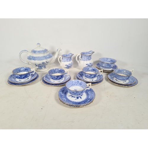 119 - Twenty one pieces of Spode Camilla china comprising five tea cups, six saucers, six side plates, tea... 