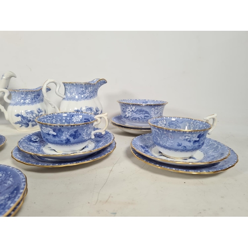 119 - Twenty one pieces of Spode Camilla china comprising five tea cups, six saucers, six side plates, tea... 