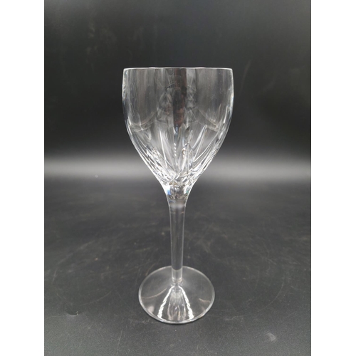 101 - A set of eight Stuart crystal wine glasses