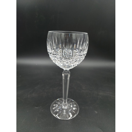 105 - A set of eight Waterford Crystal wine glasses