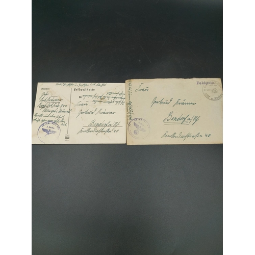 14 - A collection of WWII German field post