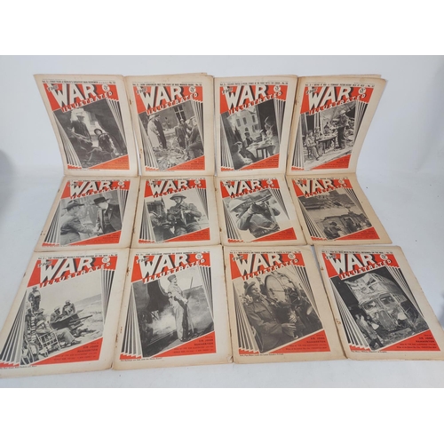 49 - A collection of WWII 'The War Illustrated' newspapers to include volumes 2, 3, 4 & 5 from January 19... 