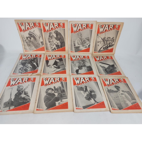 49 - A collection of WWII 'The War Illustrated' newspapers to include volumes 2, 3, 4 & 5 from January 19... 