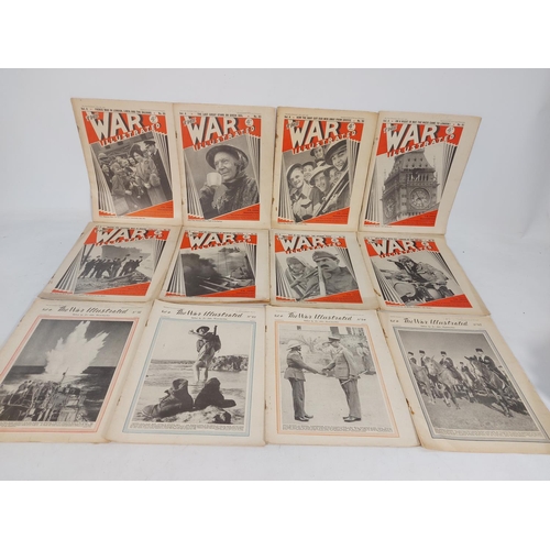 49 - A collection of WWII 'The War Illustrated' newspapers to include volumes 2, 3, 4 & 5 from January 19... 