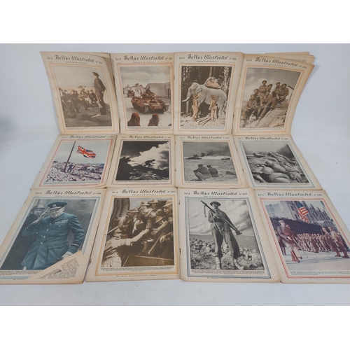 50 - A collection of WWII 'The War Illustrated' newspapers to include volumes 6, 7, 8 & 9 from June 1942 ... 