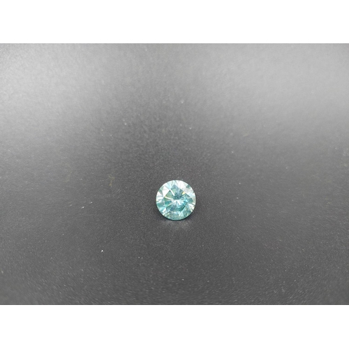 101 - An IDT certified 3.44ct moissanite gemstone