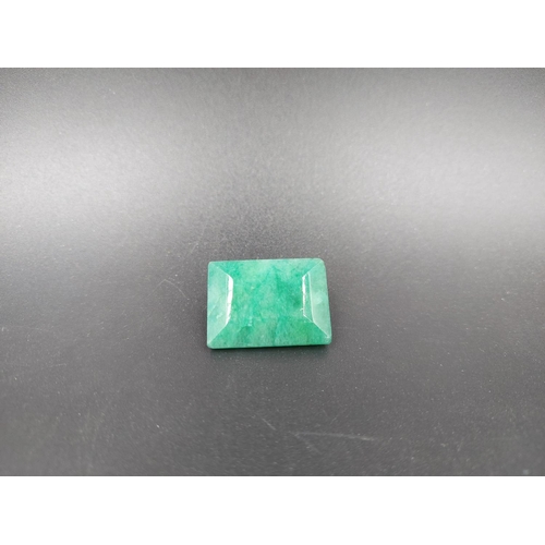 112 - A GLI certified 42.60ct natural beryl emerald gemstone