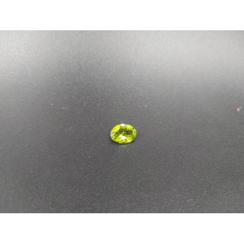 114 - Two GJSPC certified gemstones, one 2.22ct natural peridot and one 3.55ct natural opal