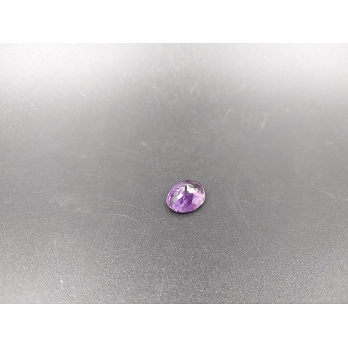 115 - A GJSPC certified 5.90ct natural amethyst gemstone