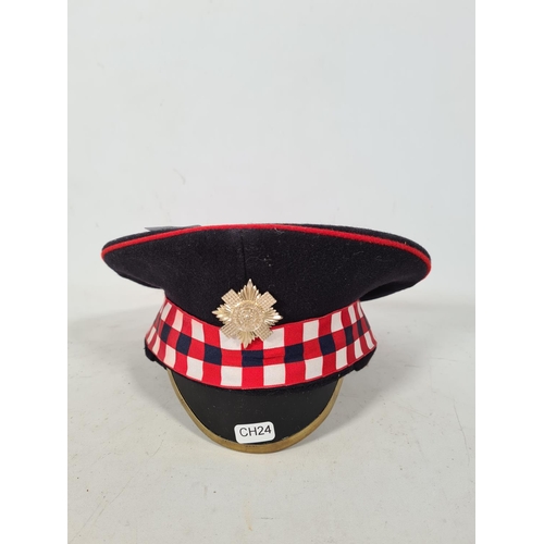 67 - A British Army Scots Guards dress forage cap