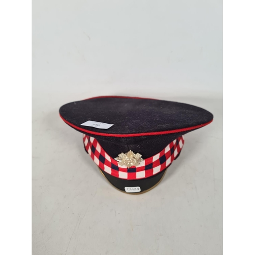 67 - A British Army Scots Guards dress forage cap