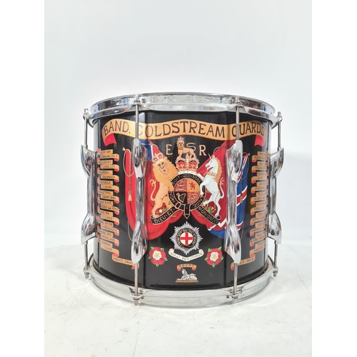 68 - A British Army Coldstream Guards band drum - approx. 14