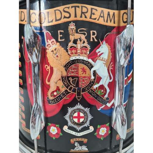 68 - A British Army Coldstream Guards band drum - approx. 14