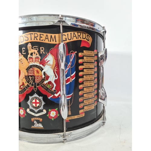 68 - A British Army Coldstream Guards band drum - approx. 14