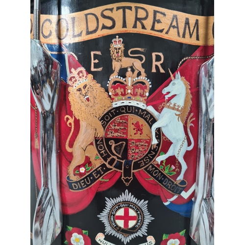 68 - A British Army Coldstream Guards band drum - approx. 14