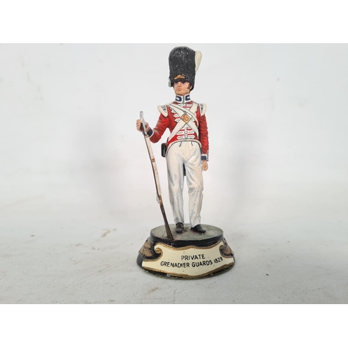 74 - A Charles C. Stadden hand painted private Grenadier Guards 1829 military figurine