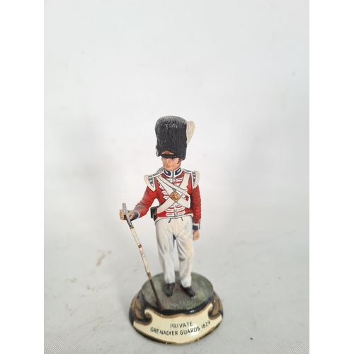 74 - A Charles C. Stadden hand painted private Grenadier Guards 1829 military figurine