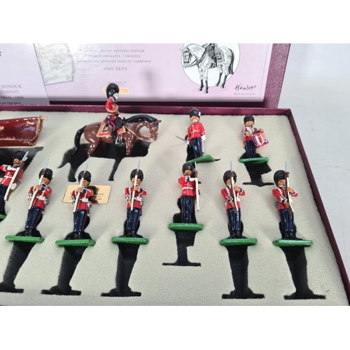 77 - A boxed set of Hamleys Britains limited edition of 1500 Royal Guard of Honour the Queens Company Gre... 