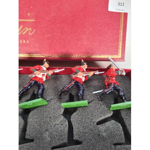 78 - A boxed set of Britains special collectors edition Durham Light Infantry military figurines