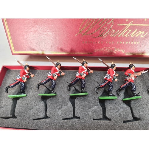 78 - A boxed set of Britains special collectors edition Durham Light Infantry military figurines