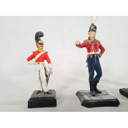 79 - Four hand painted military figurines