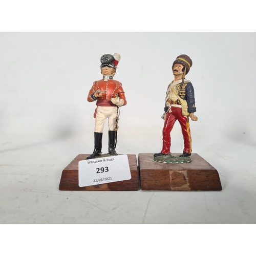 80 - Ten various hand painted military figurines