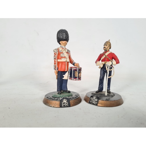 80 - Ten various hand painted military figurines